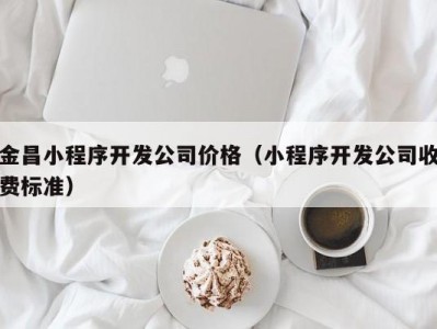 金昌小程序开发公司价格（小程序开发公司收费标准）
