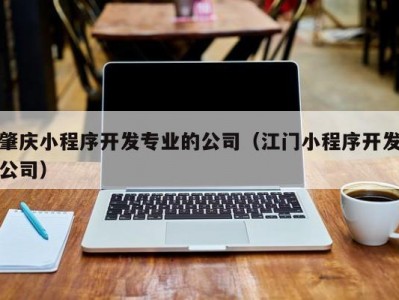 肇庆小程序开发专业的公司（江门小程序开发公司）