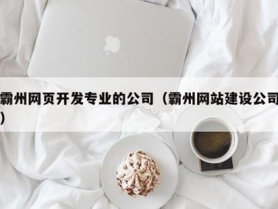 霸州网页开发专业的公司（霸州网站建设公司）