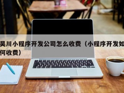吴川小程序开发公司怎么收费（小程序开发如何收费）