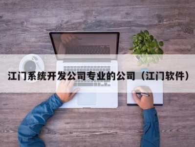 江门系统开发公司专业的公司（江门软件）